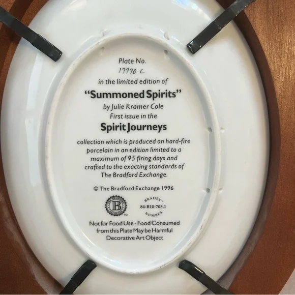 Set of 2 Bradford Exchange 1996 Spirit Journeys Porcelain Plates - Picture 5 of 9